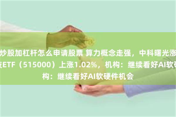 炒股加杠杆怎么申请股票 算力概念走强，中科曙光涨停！科技ETF（515000）上涨1.02%，机构：继续看好AI软硬件机会