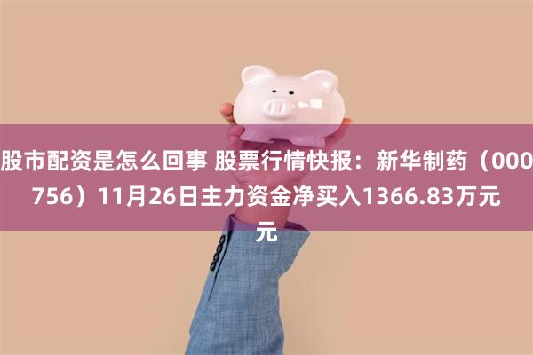 股市配资是怎么回事 股票行情快报：新华制药（000756）11月26日主力资金净买入1366.83万元