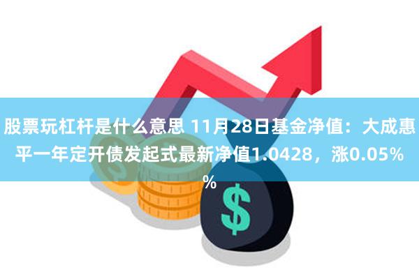 股票玩杠杆是什么意思 11月28日基金净值：大成惠平一年定开债发起式最新净值1.0428，涨0.05%